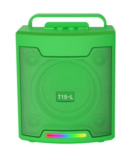 T15L Portable Wireless Bluetooth Speaker with radio and led light